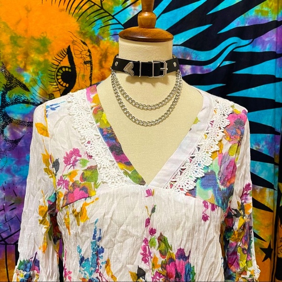 Spense Tops - 🌈 Wonderful colorful lace top